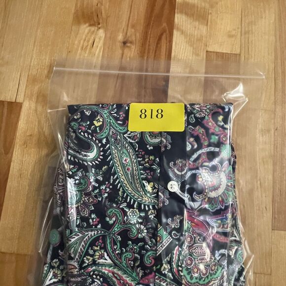 Lauren Ralph Lauren Top‎ Patchwork Paisley Button Down Shirt Sz Small EUC - Picture 13 of 13